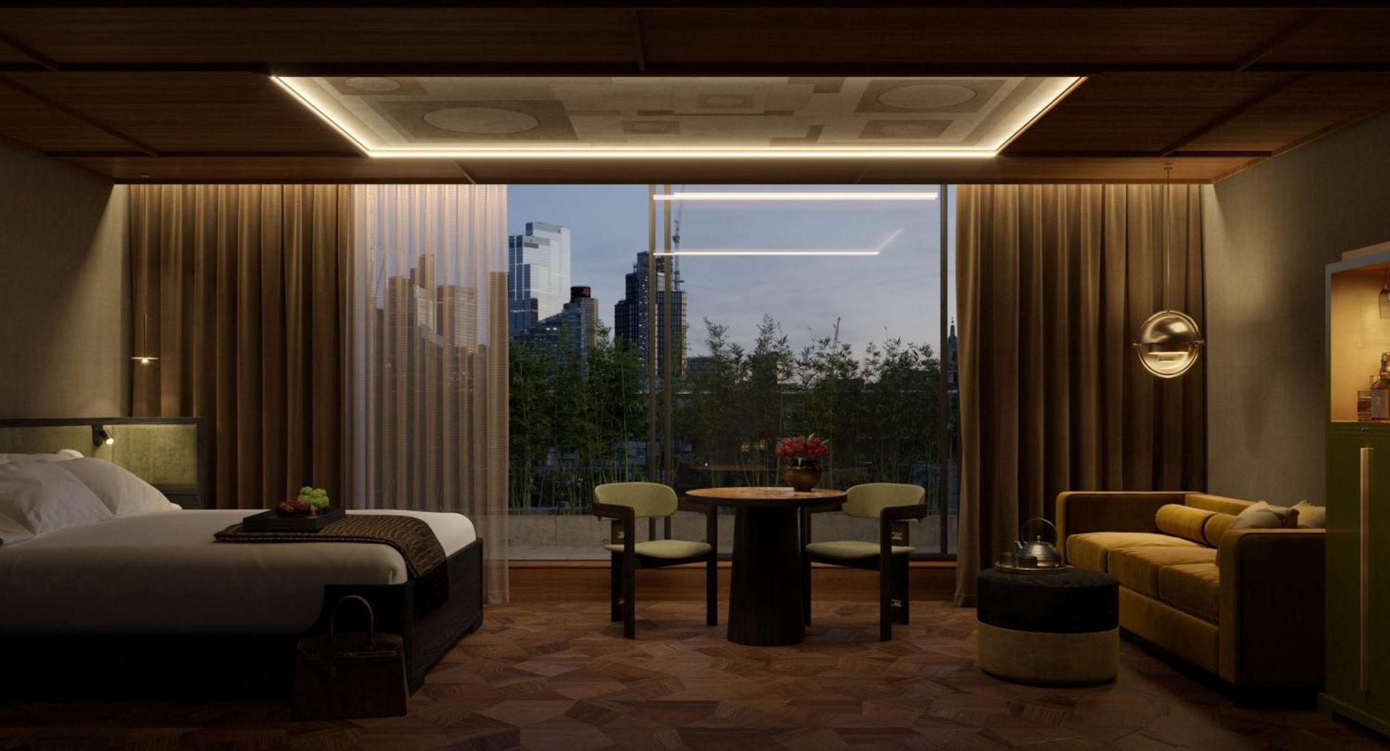 Nobu Hotel London Shoreditch Esterno foto A suite at the hotel