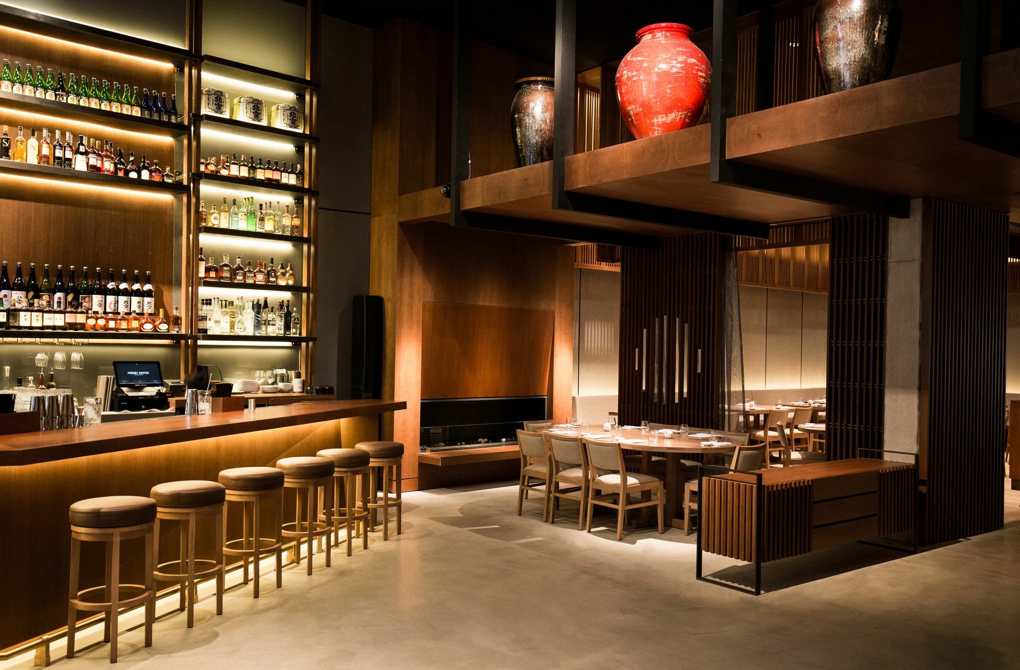 Nobu Hotel London Shoreditch Esterno foto Interior of the restaurant