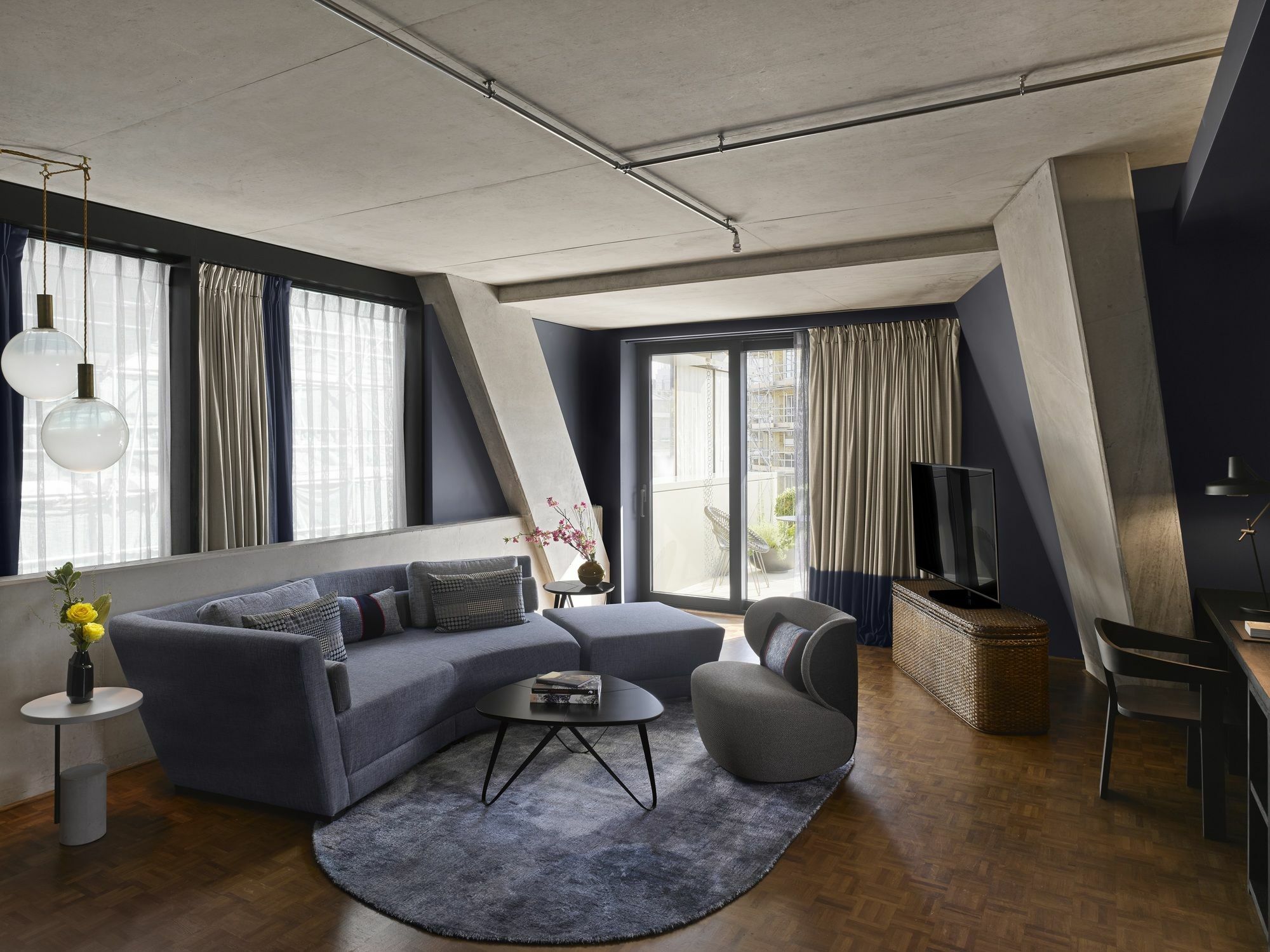 Nobu Hotel London Shoreditch Esterno foto The interior of a typical apartment