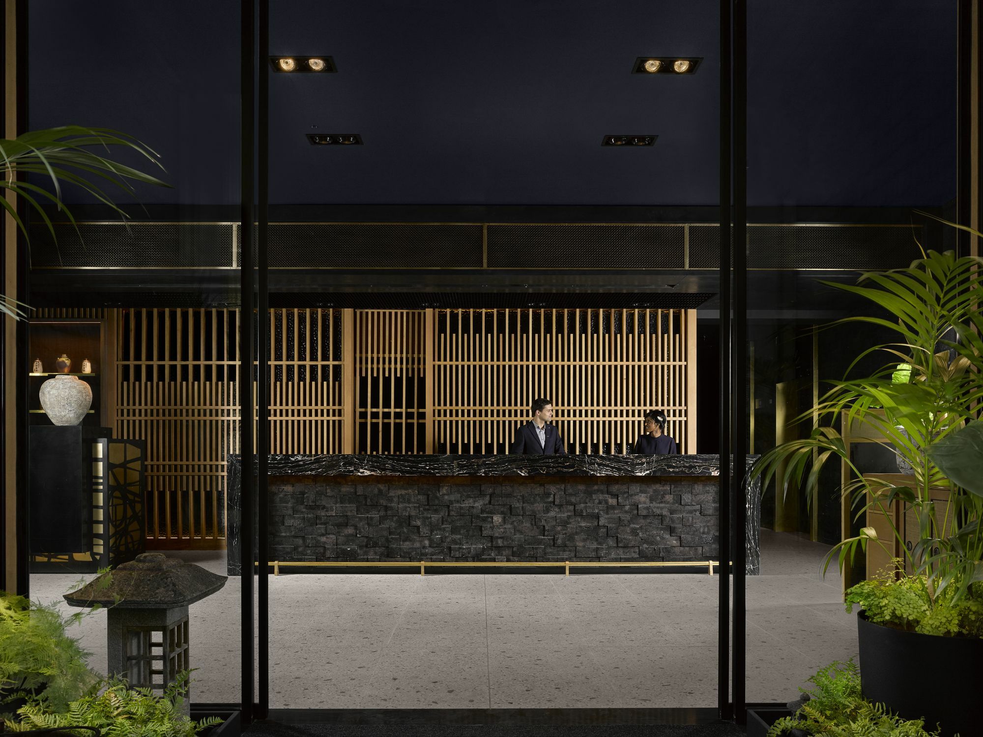 Nobu Hotel London Shoreditch Esterno foto The hotel's lobby